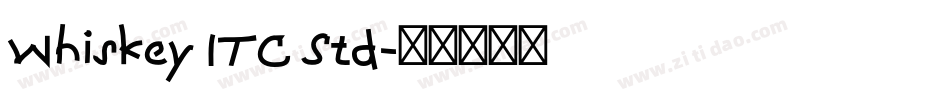 Whiskey ITC Std字体转换